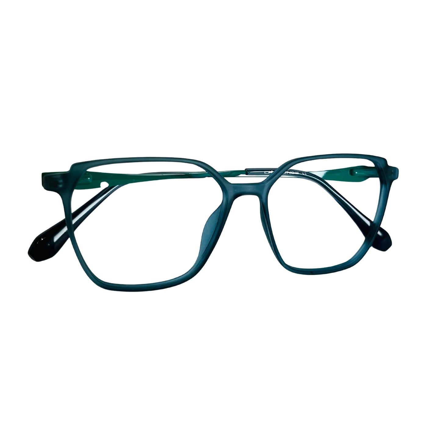 Matt Green Soft Square/ Slight Cat-Eye